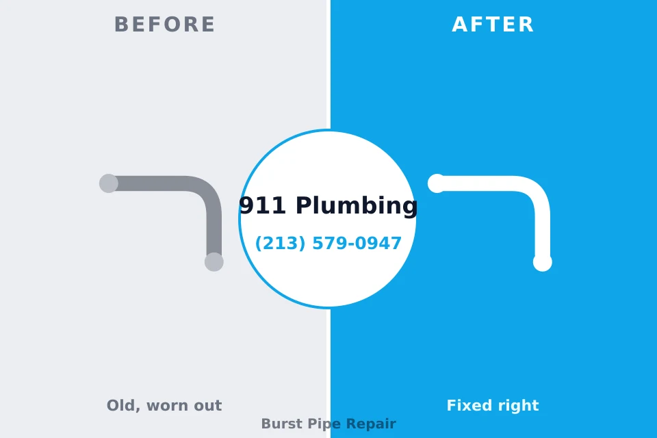 Before and after: plumbing company Lakeshire, MO